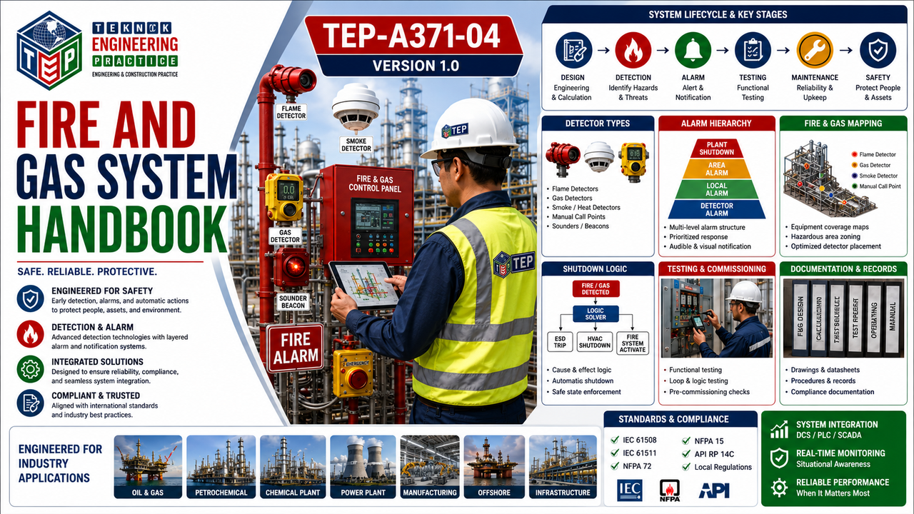 Thumbnail for TEP-A371-04 FIRE AND GAS SYSTEM HANDBOOK VERSION 1.0